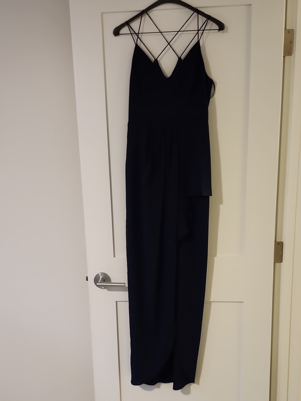 Strappy V-Neck Women’s Evening Dress